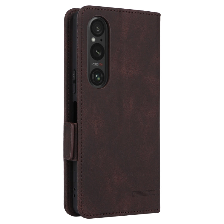 For Sony Xperia 1 VI 2024 Magnetic Clasp Leather Phone Case