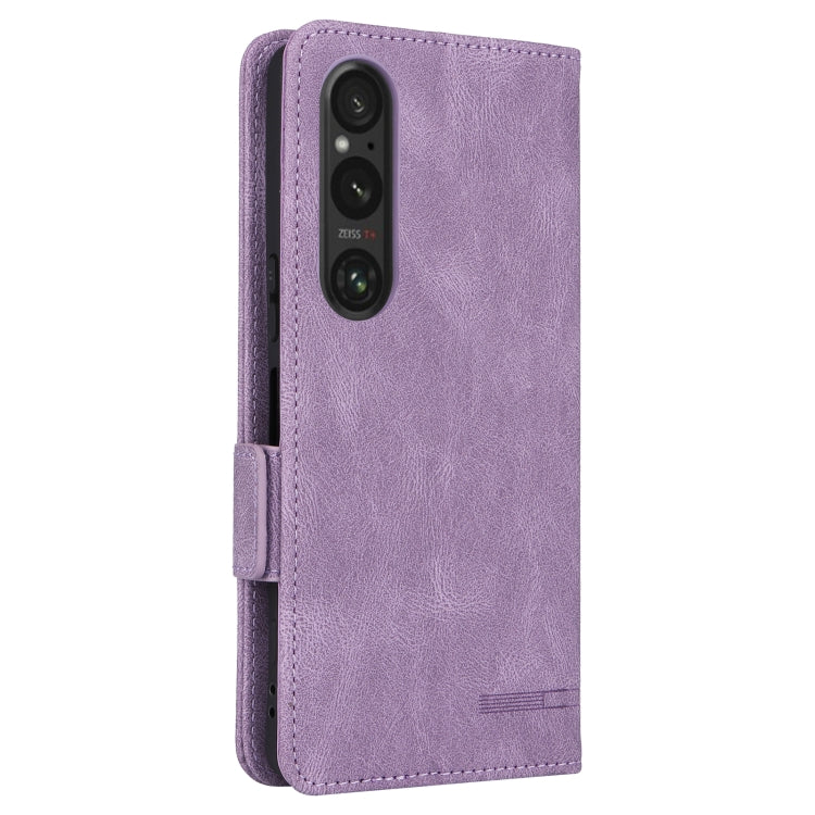 For Sony Xperia 1 VI 2024 Magnetic Clasp Leather Phone Case