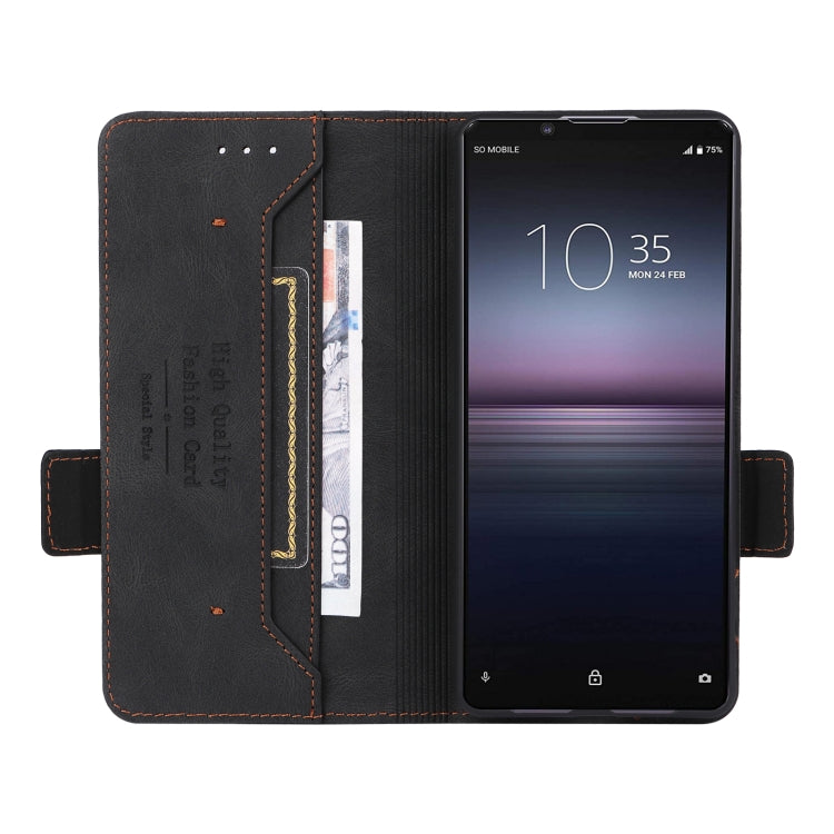 For Sony Xperia 1 VI 2024 Magnetic Clasp Leather Phone Case