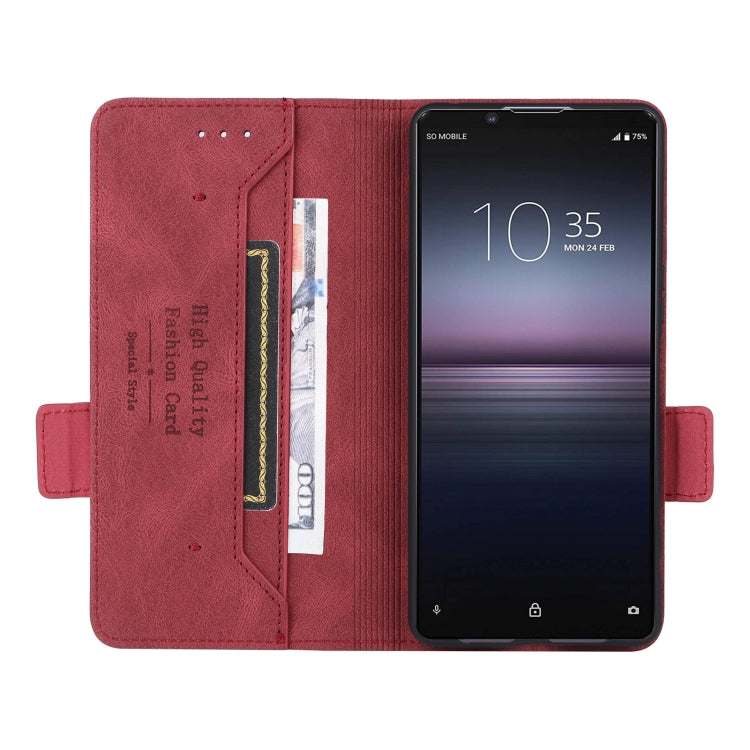 For Sony Xperia 1 VI 2024 Magnetic Clasp Leather Phone Case