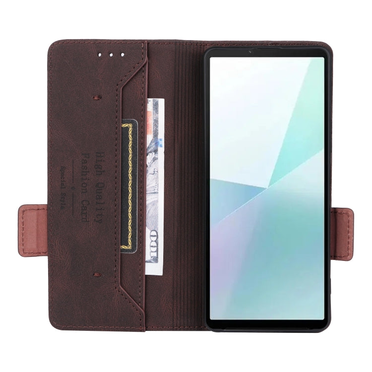 For Sony Xperia 10 VI 2024 Magnetic Clasp Leather Phone Case
