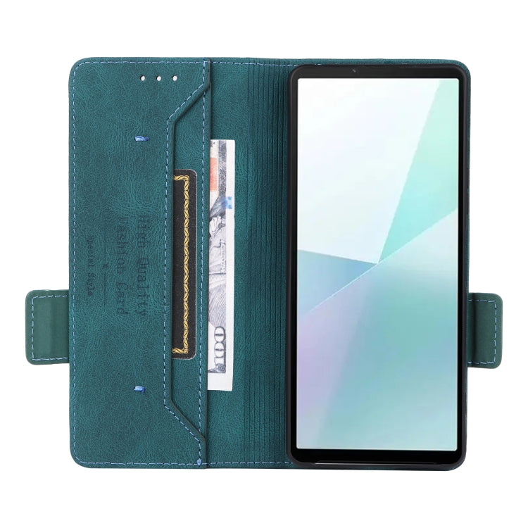 For Sony Xperia 10 VI 2024 Magnetic Clasp Leather Phone Case