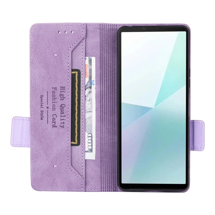 For Sony Xperia 10 VI 2024 Magnetic Clasp Leather Phone Case