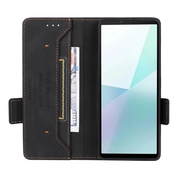 For Sony Xperia 10 VI 2024 Magnetic Clasp Leather Phone Case