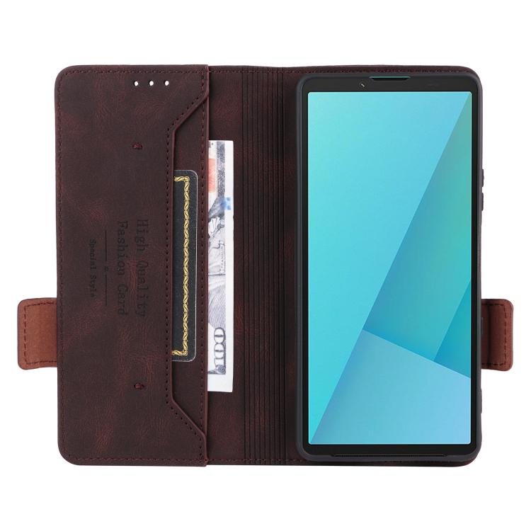 For Sony Xperia 10 VII Magnetic Clasp Leather Phone Case