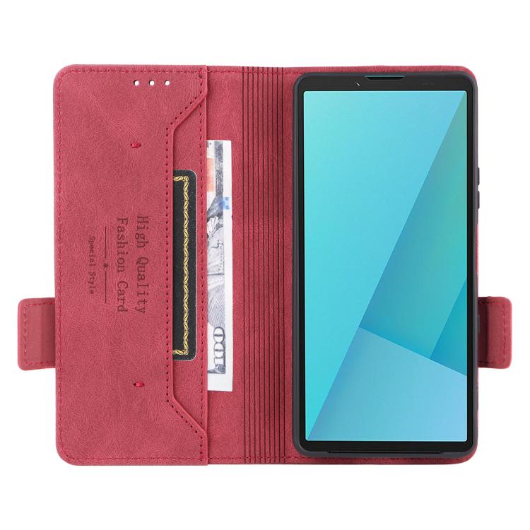 For Sony Xperia 10 VII Magnetic Clasp Leather Phone Case