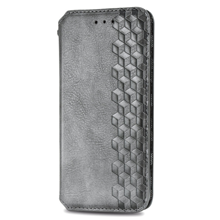 For Sony Xperia 1 II Cubic Grid Pressed Horizontal Flip Magnetic Leather Case with Holder & Card Slots & Wallet