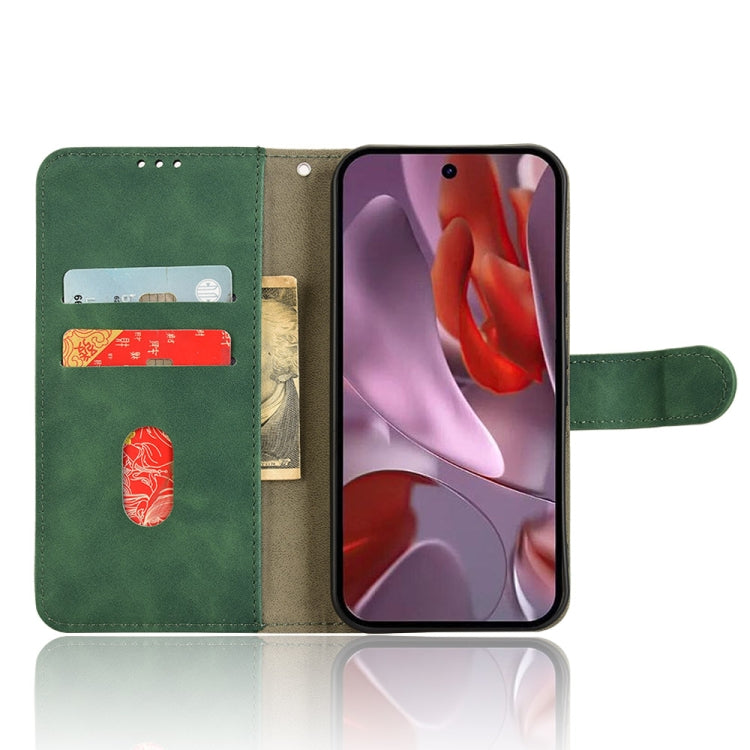 For Google Pixel 9a Skin Feel Magnetic Flip Leather Phone Case