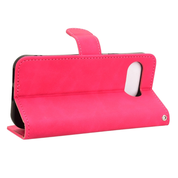 For Google Pixel 9a Skin Feel Magnetic Flip Leather Phone Case