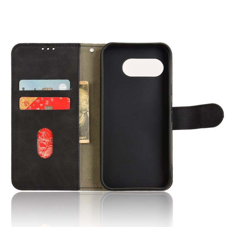 For Google Pixel 10a Skin Feel Magnetic Flip Leather Phone Case