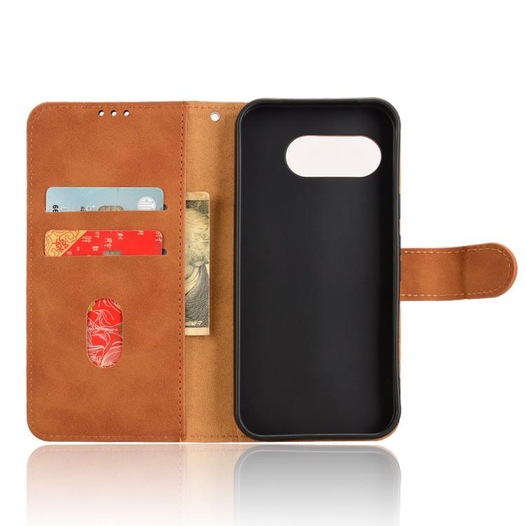 For Google Pixel 10a Skin Feel Magnetic Flip Leather Phone Case
