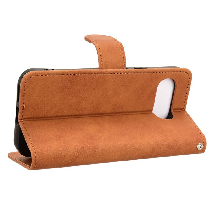 For Google Pixel 10a Skin Feel Magnetic Flip Leather Phone Case