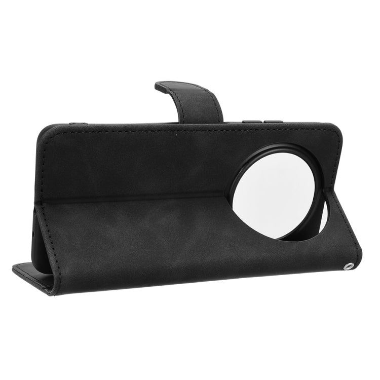 For Oukitel C37 Skin Feel Magnetic Flip Leather Phone Case
