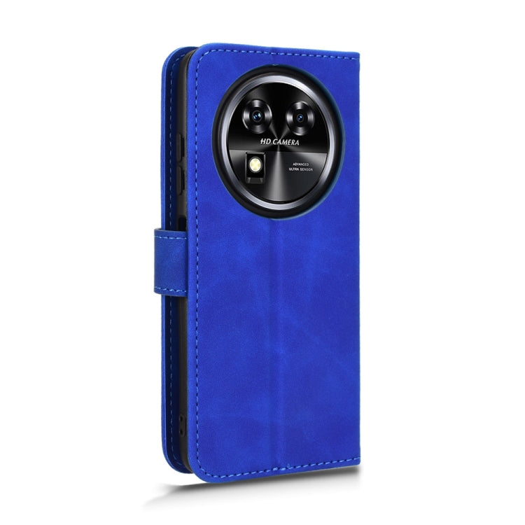For Oukitel C37 Skin Feel Magnetic Flip Leather Phone Case