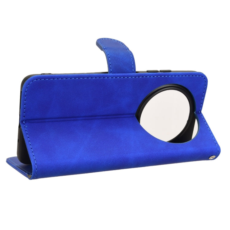 For Oukitel C37 Skin Feel Magnetic Flip Leather Phone Case