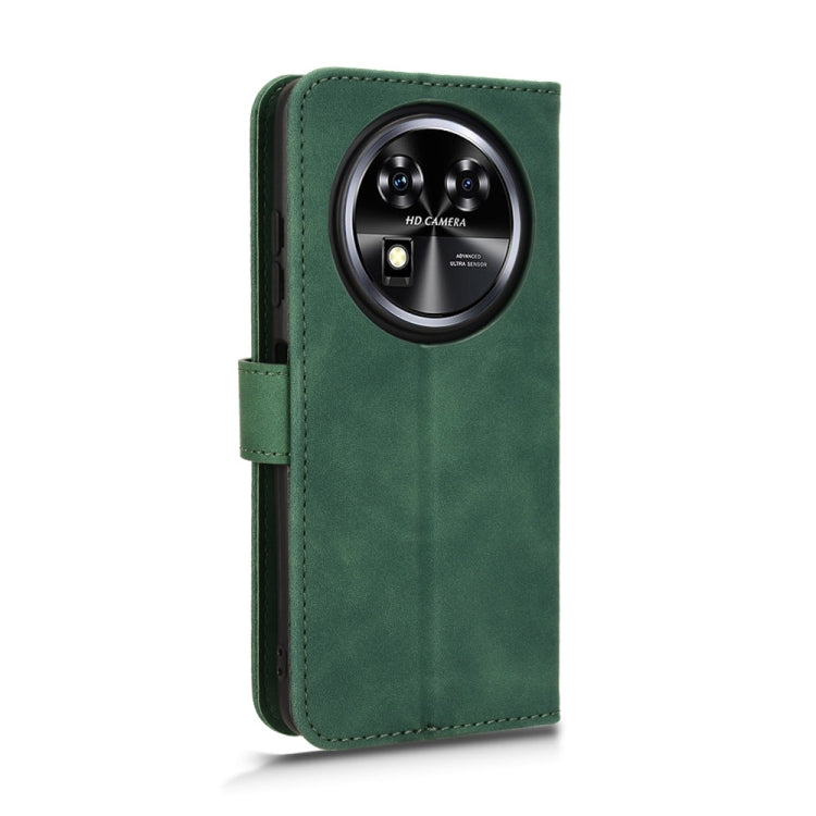 For Oukitel C37 Skin Feel Magnetic Flip Leather Phone Case