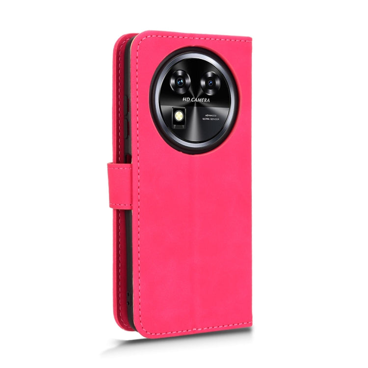 For Oukitel C37 Skin Feel Magnetic Flip Leather Phone Case