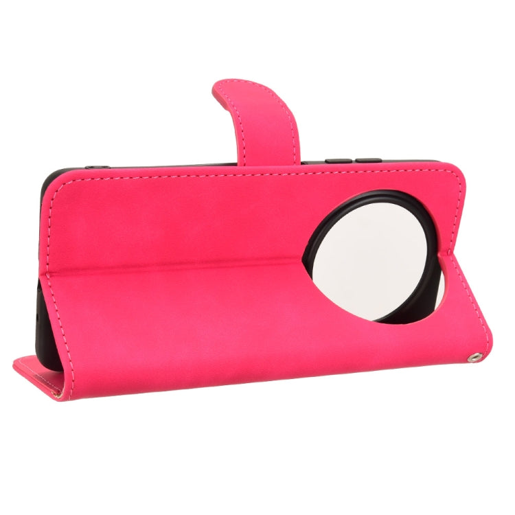 For Oukitel C37 Skin Feel Magnetic Flip Leather Phone Case