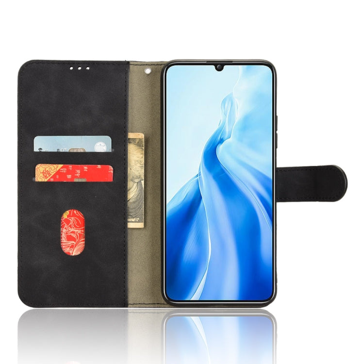 For Oukitel C51 Skin Feel Magnetic Flip Leather Phone Case