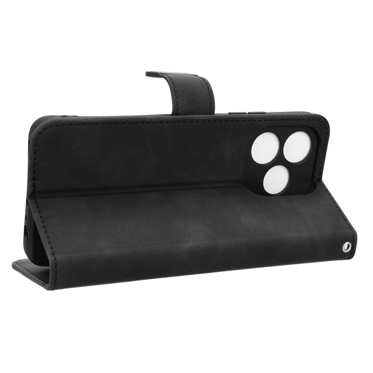 For Oukitel C51 Skin Feel Magnetic Flip Leather Phone Case