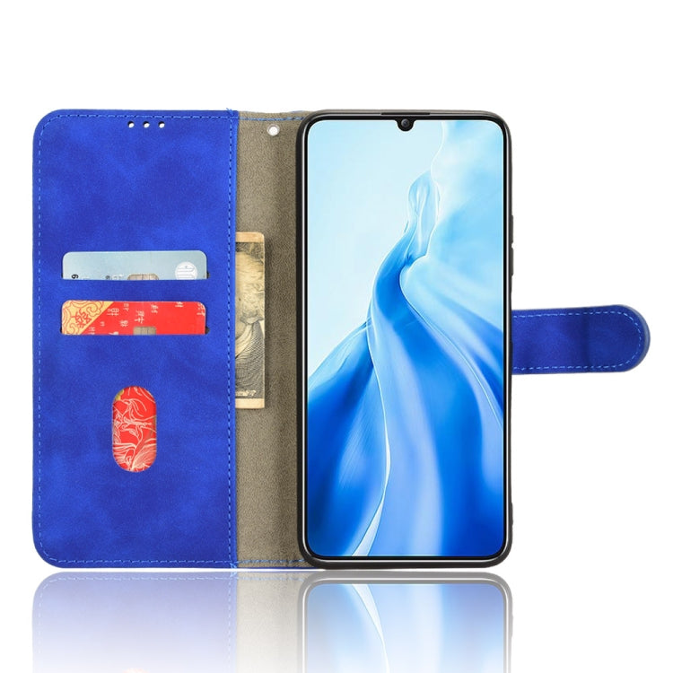 For Oukitel C51 Skin Feel Magnetic Flip Leather Phone Case