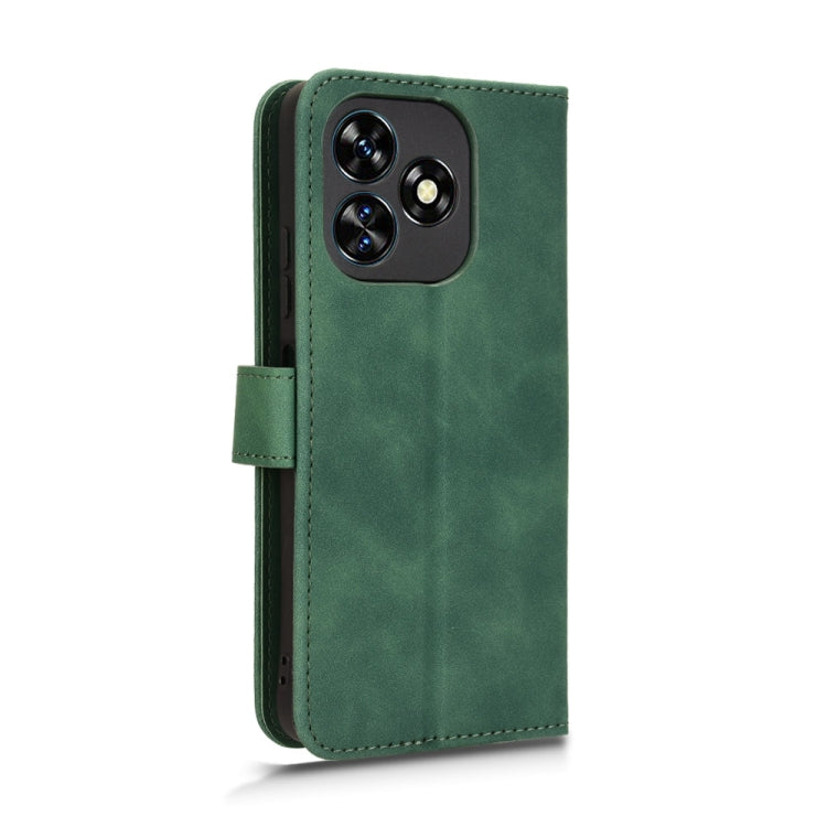 For Oukitel C51 Skin Feel Magnetic Flip Leather Phone Case
