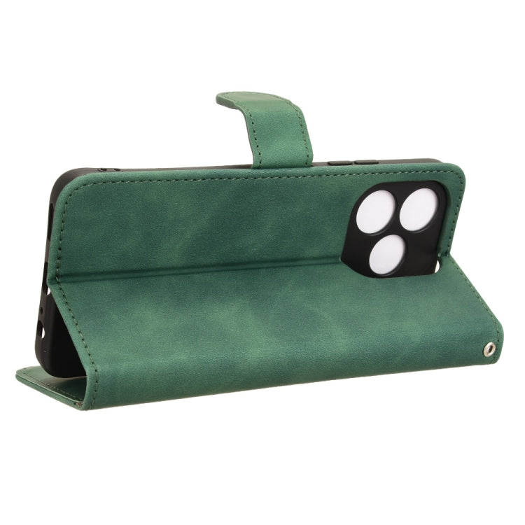For Oukitel C51 Skin Feel Magnetic Flip Leather Phone Case