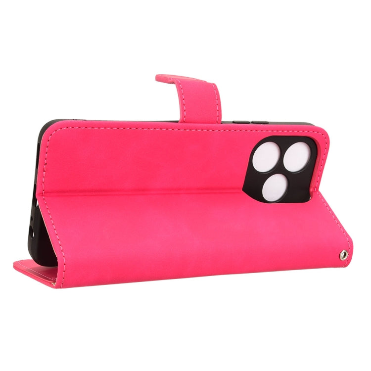 For Oukitel C51 Skin Feel Magnetic Flip Leather Phone Case