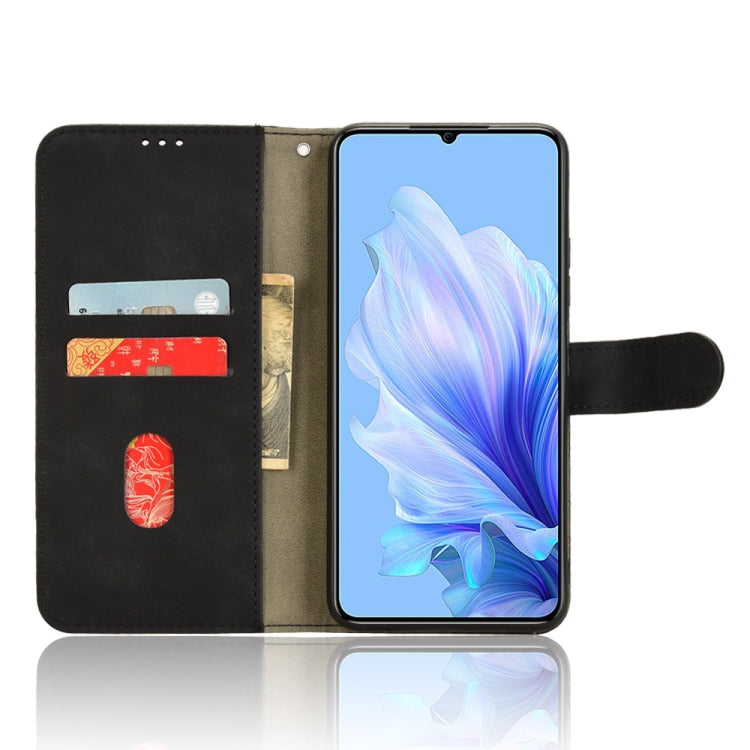 For Oukitel C50 Skin Feel Magnetic Flip Leather Phone Case