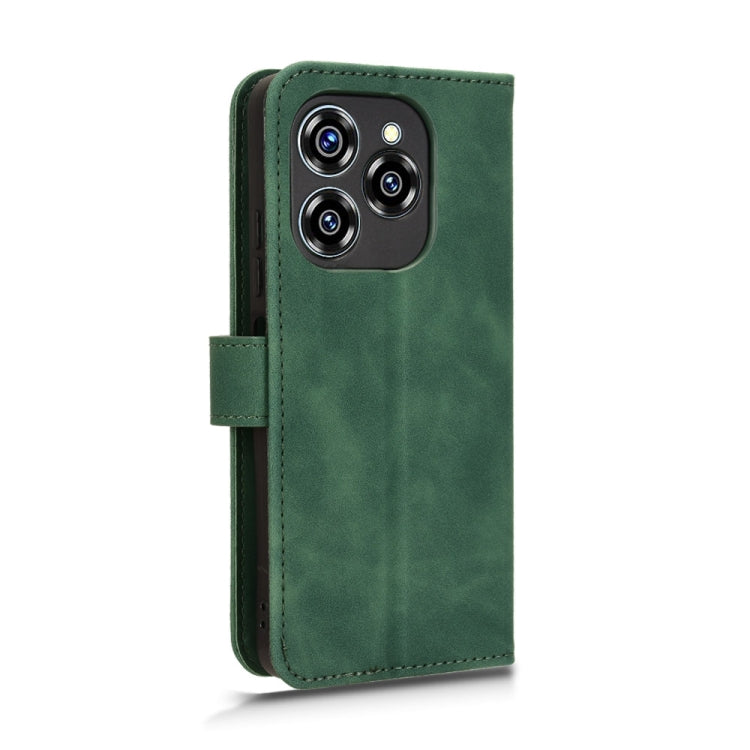 For Oukitel C50 Skin Feel Magnetic Flip Leather Phone Case