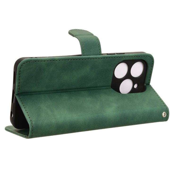 For Oukitel C50 Skin Feel Magnetic Flip Leather Phone Case