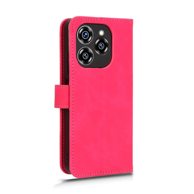 For Oukitel C50 Skin Feel Magnetic Flip Leather Phone Case