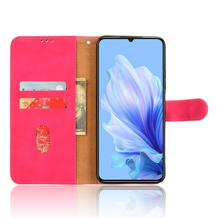 For Oukitel C50 Skin Feel Magnetic Flip Leather Phone Case