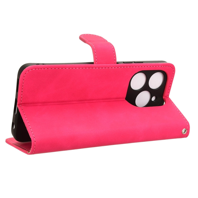 For Oukitel C50 Skin Feel Magnetic Flip Leather Phone Case