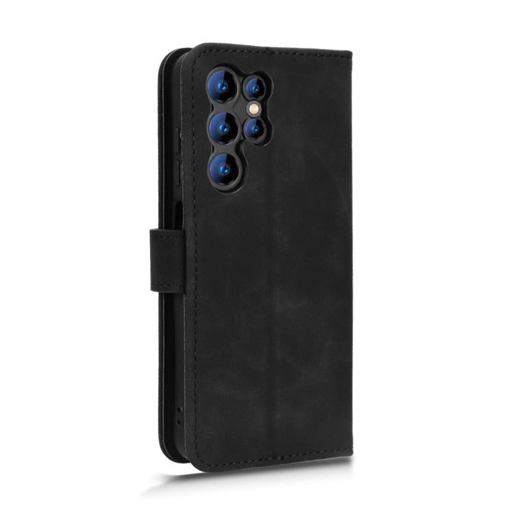 For Oukitel C1 Skin Feel Magnetic Flip Leather Phone Case