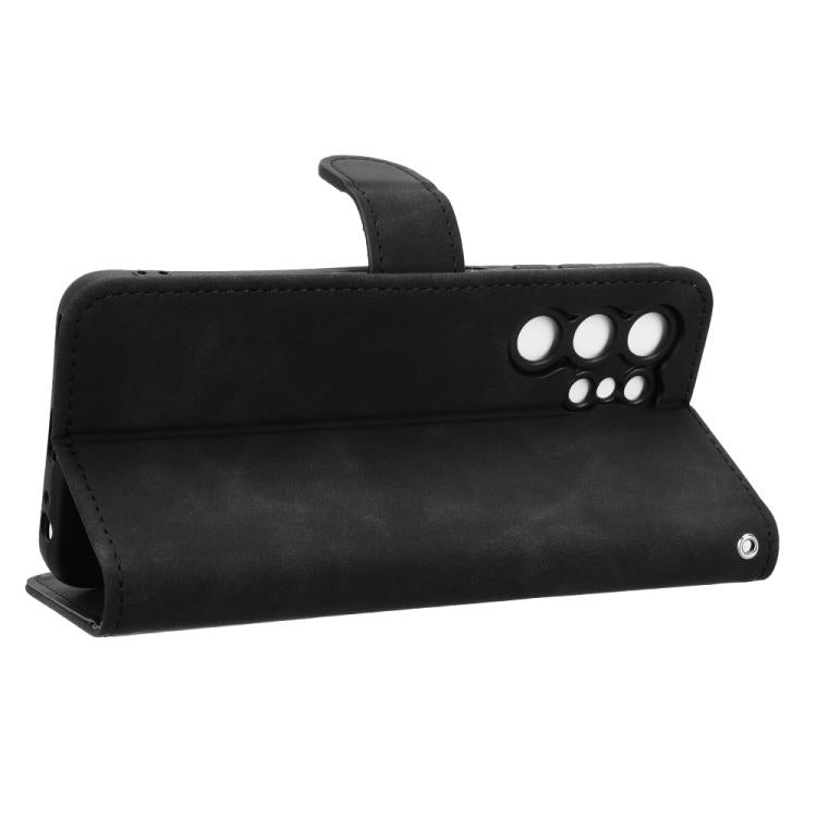 For Oukitel C1 Skin Feel Magnetic Flip Leather Phone Case