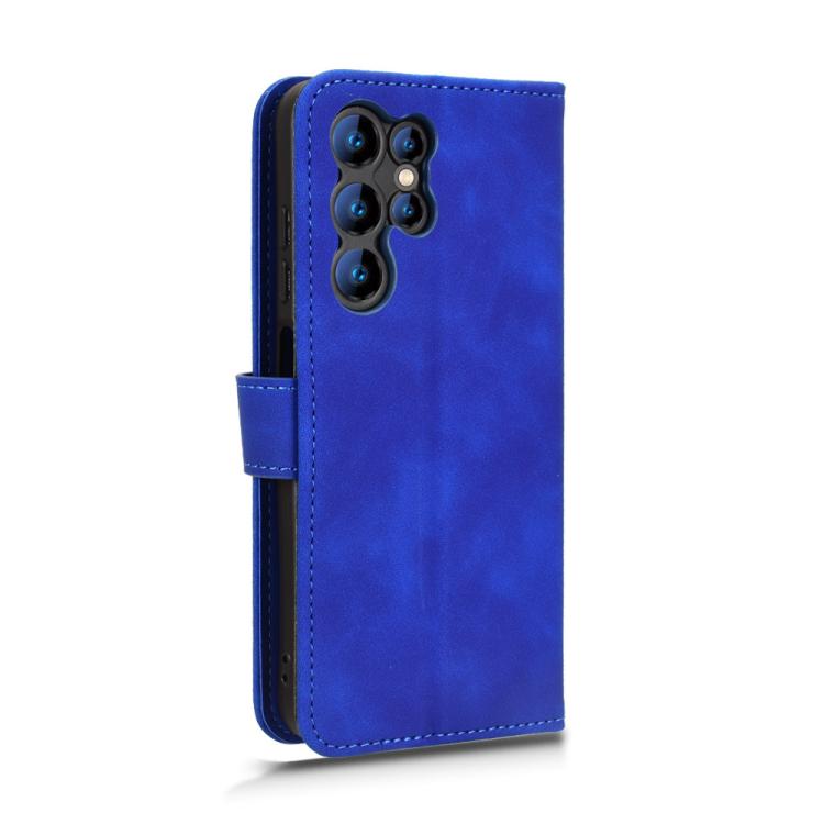 For Oukitel C1 Skin Feel Magnetic Flip Leather Phone Case