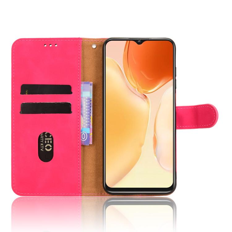 For Oukitel C1 Skin Feel Magnetic Flip Leather Phone Case
