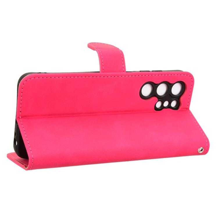 For Oukitel C1 Skin Feel Magnetic Flip Leather Phone Case