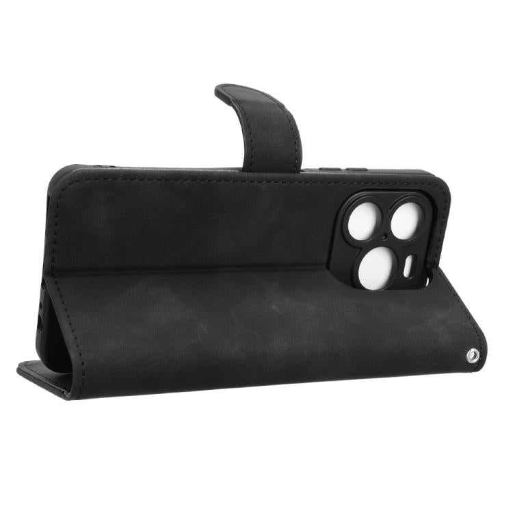 For Oukitel C65 / C65 Pro Skin Feel Magnetic Flip Leather Phone Case