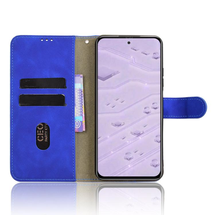 For Oukitel C65 / C65 Pro Skin Feel Magnetic Flip Leather Phone Case