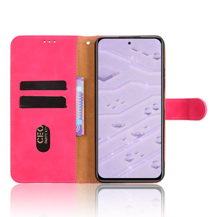 For Oukitel C65 / C65 Pro Skin Feel Magnetic Flip Leather Phone Case