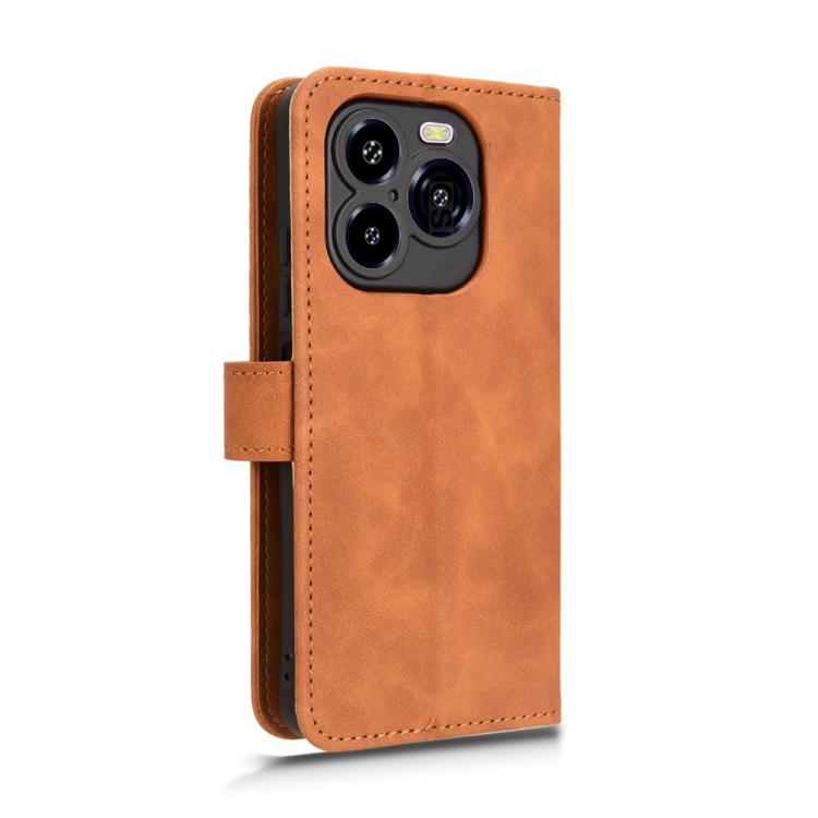 For Oukitel C65 / C65 Pro Skin Feel Magnetic Flip Leather Phone Case