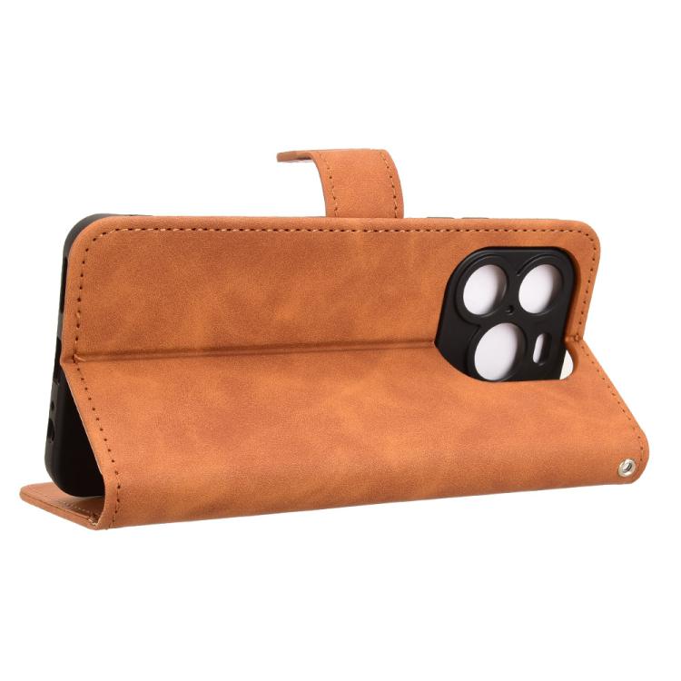 For Oukitel C65 / C65 Pro Skin Feel Magnetic Flip Leather Phone Case