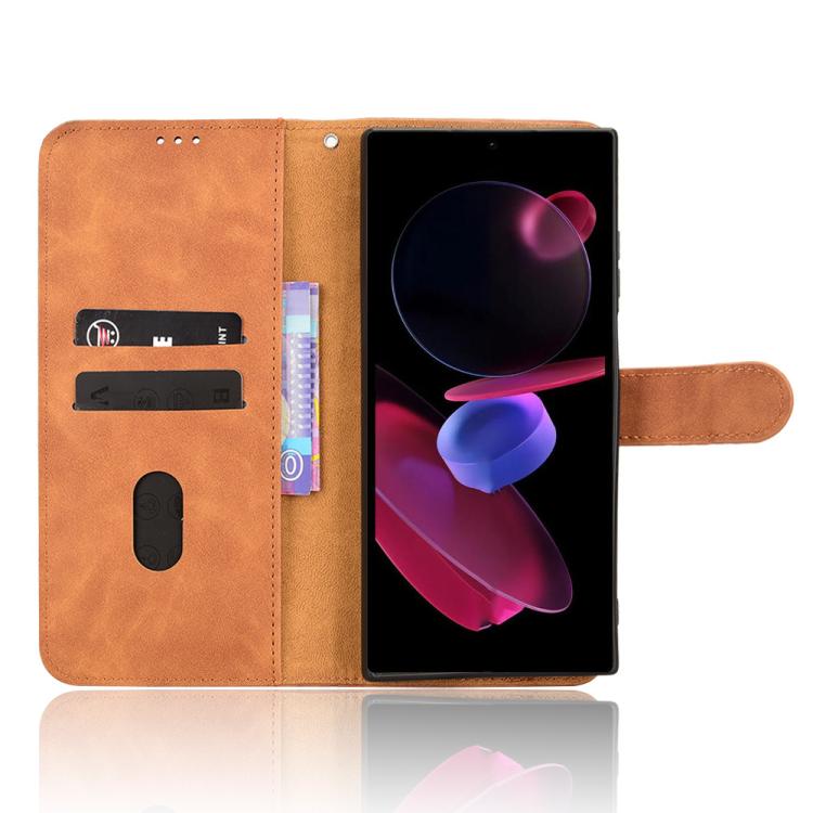 For Oukitel C62 / C62 Pro Skin Feel Magnetic Flip Leather Phone Case
