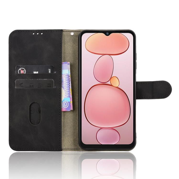 For Oukitel C3 4G 2025 Skin Feel Magnetic Flip Leather Phone Case
