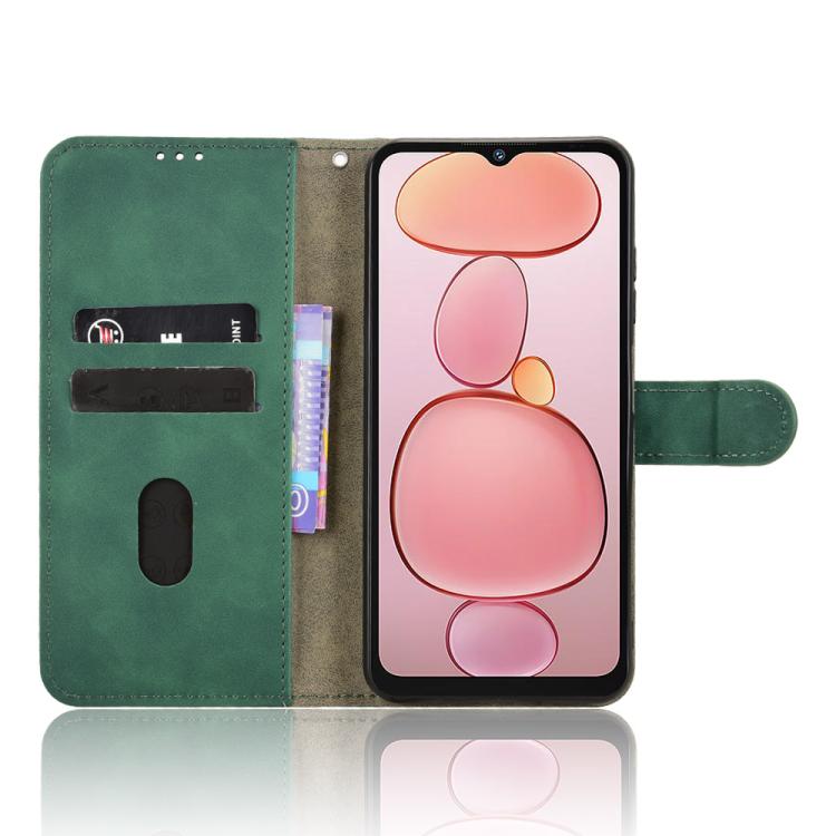 For Oukitel C3 4G 2025 Skin Feel Magnetic Flip Leather Phone Case