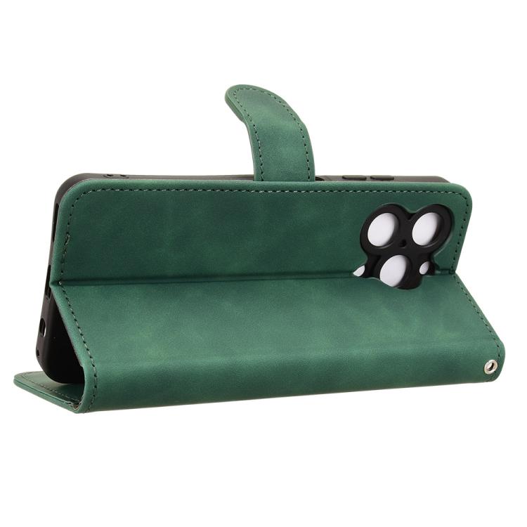 For Oukitel C3 4G 2025 Skin Feel Magnetic Flip Leather Phone Case