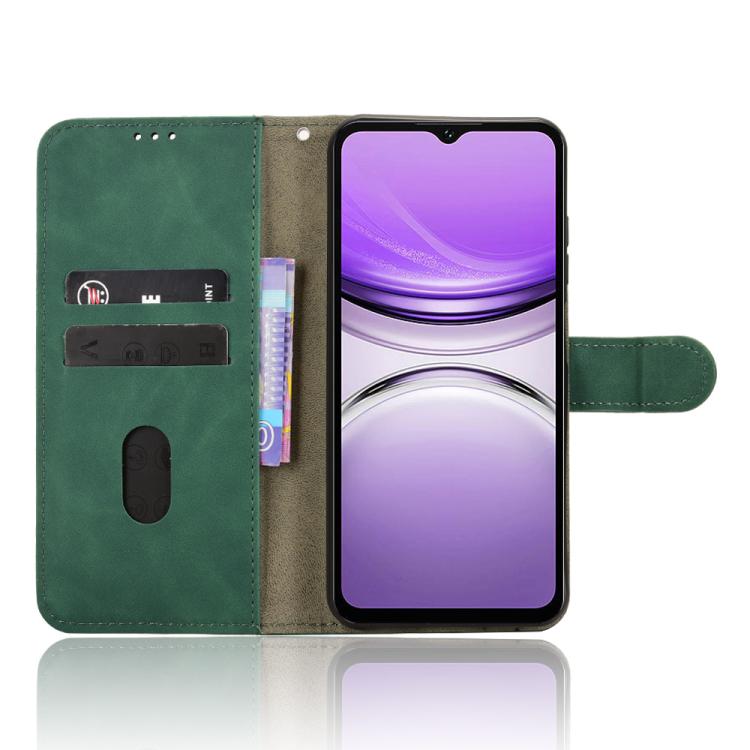 For Oukitel C2 4G 2025 Skin Feel Magnetic Flip Leather Phone Case