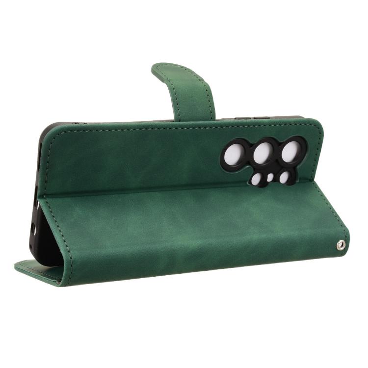 For Oukitel C2 4G 2025 Skin Feel Magnetic Flip Leather Phone Case